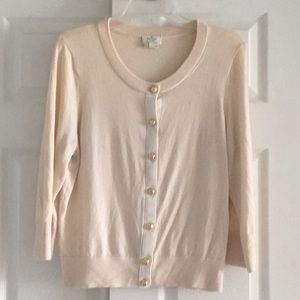 Kate Spade Sz XL 3/4 sleeve cardigan